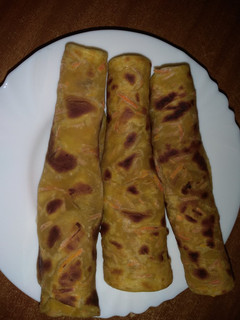 A picture of Carrot chapati#wheatflourchallenge#4wkschallenge.