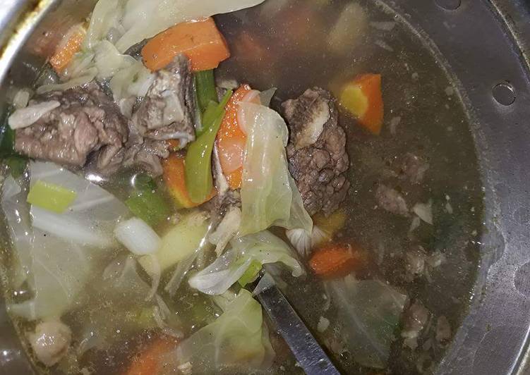 SOUP GOYANG LIDAH (sehat dan aman)