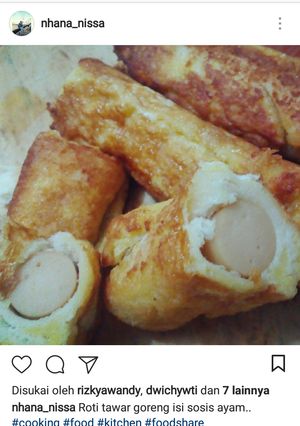 Foto resep Roti sosis goreng