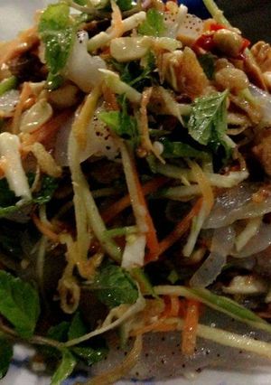 Hình của món Sứa trộn.