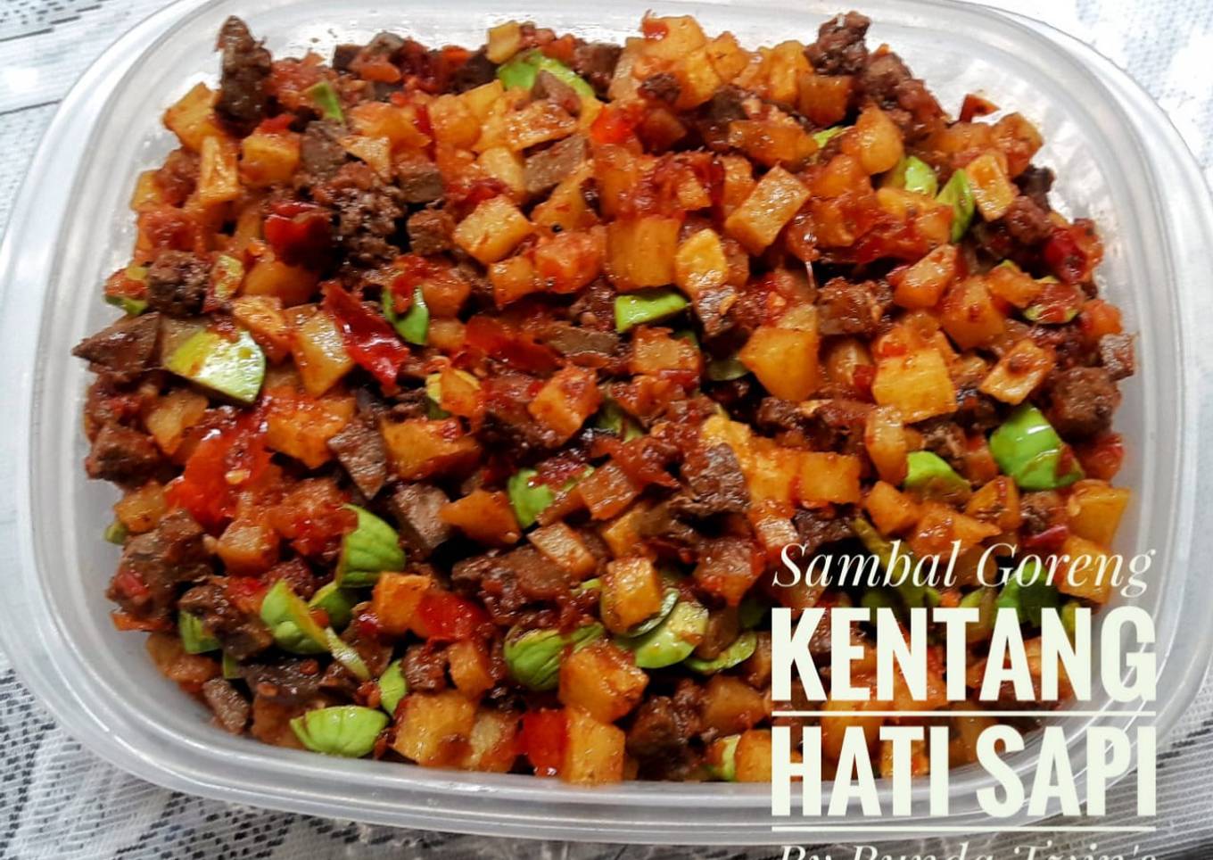 Sambel Goreng Kentang Ati Sapi