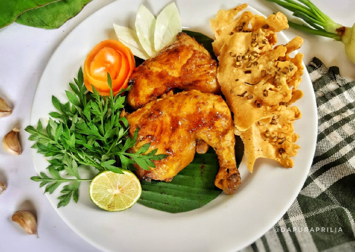 Ayam bakar dengan santan