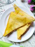 Roti Tawar Bakar Isi Selai Kacang Merah (French Toast)