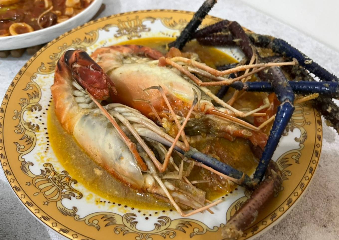 Tumis Udang Galah