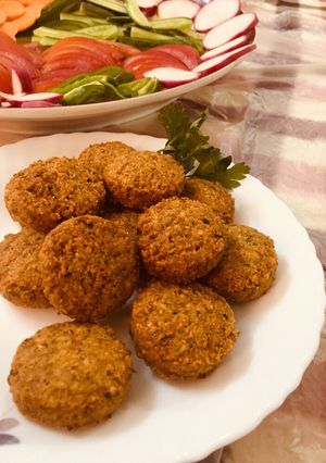 صورة لوصفة اشهى فلافل سورية🤩