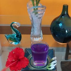 A picture of Butterfly pea flower (Gokarn, Aprajita)sharbat.