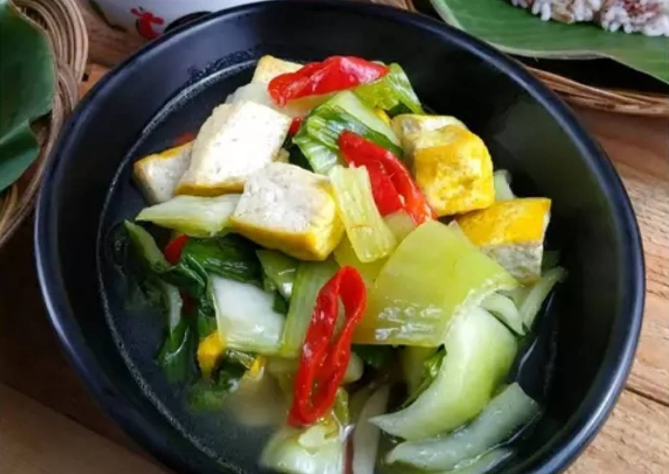Tumis Tahu Pakcoy