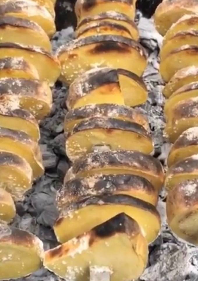 Картошка 🥔 на костре