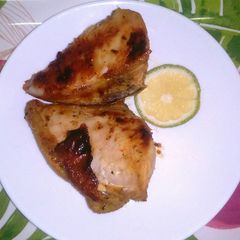 A picture of Grilled lemon and herb chicken.