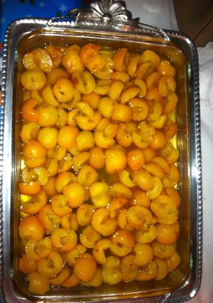 Una foto de Dulce de Navidad Tejocotes en dulce