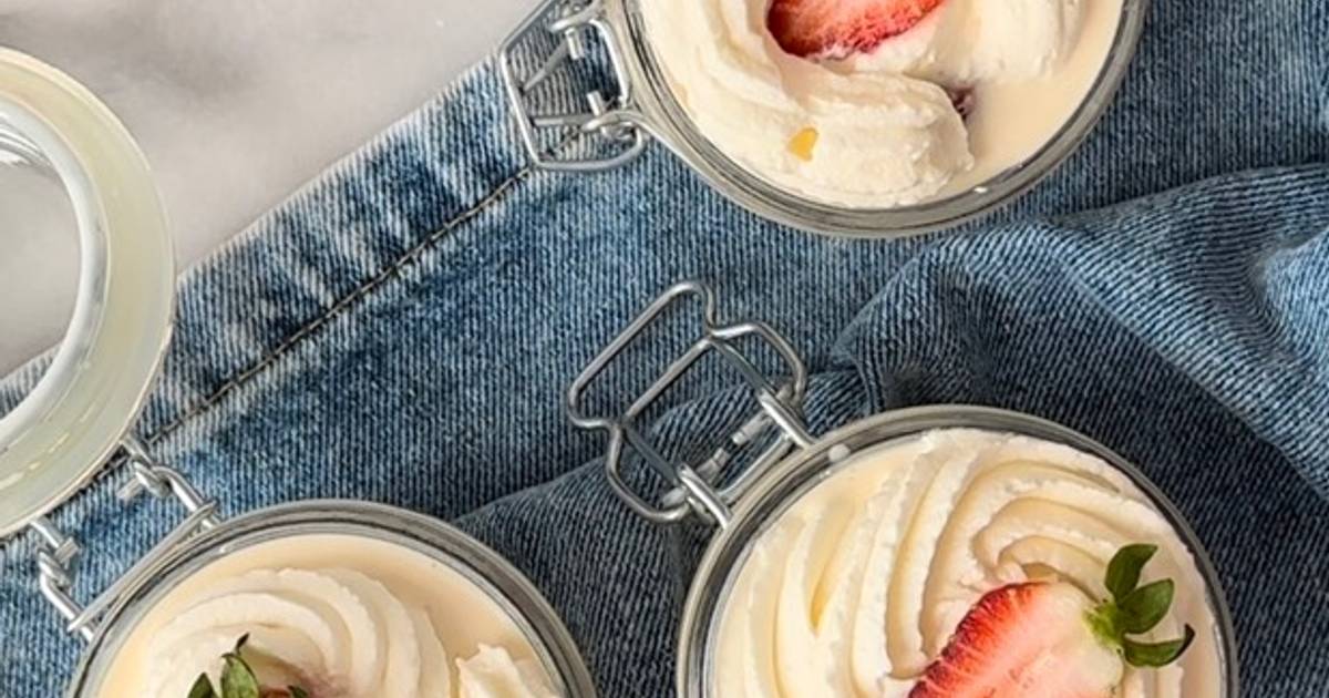 Fresas con crema estilo La Michoacana Receta de poramoralhambre Cookpad