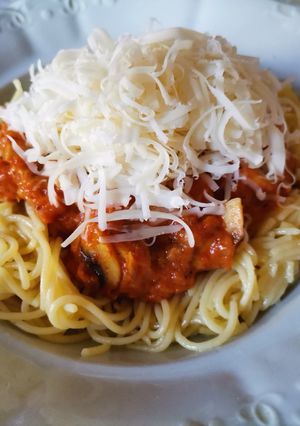Savanyú káposztás "bolognai" spagetti recept fotója