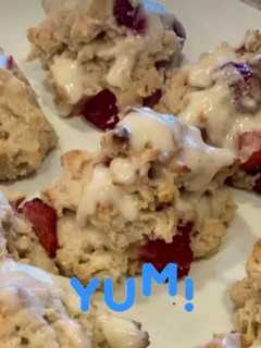 Foto de Scones de Morangos
