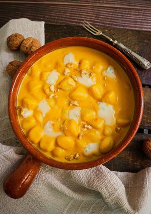 Una foto de Gnocchi de otoño con gorgonzola 🎃