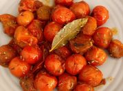 Una foto de tomate confitado