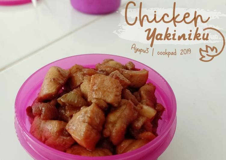Resep 🎀Chicken Yakiniku Anti Gagal