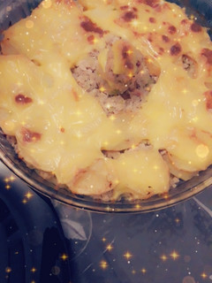 صورة لوصفة غراتان البطاطا 🥔 بالدجاج🍗😋