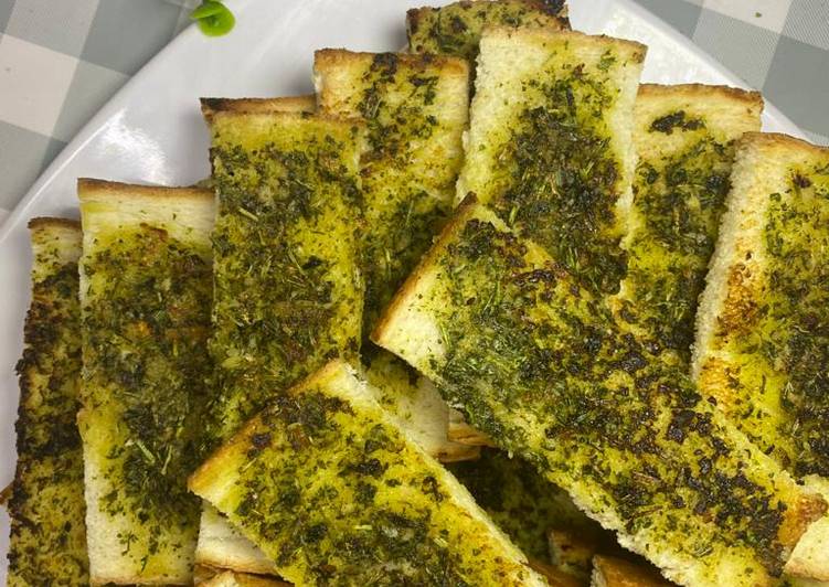 لذيذجدًا: خبز الثوم الايطالي باسهل واسرع طريقه 😋🇮🇹