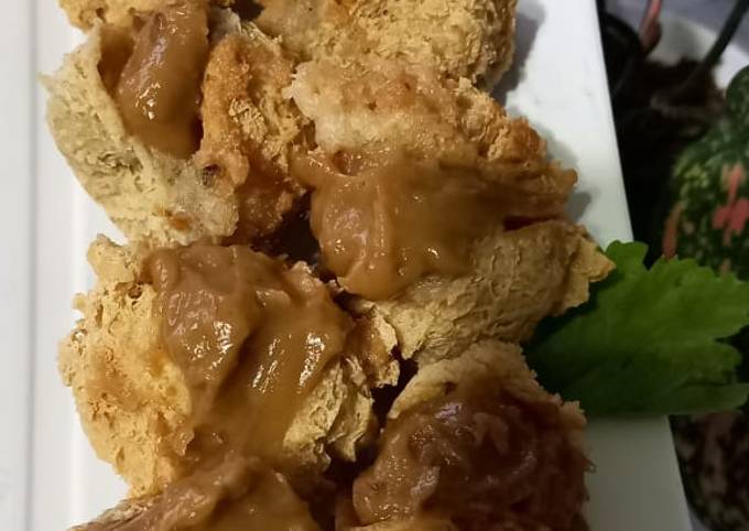 Tahu Walik Aci Sambal Petis