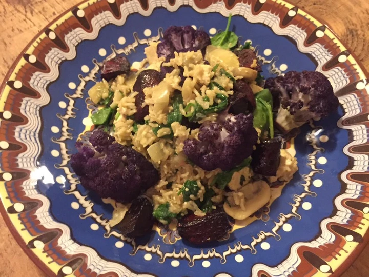 Recipe Vegan risotto with roasted seasonal veg the Awesome  Tasty