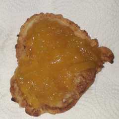 Una foto de Tortilla de harina con mermelada de mango