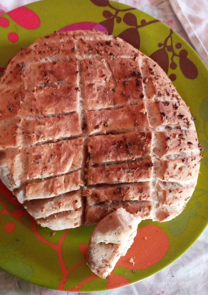 Una foto de Pan de ajo casero