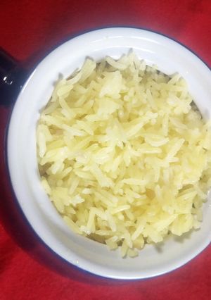 A picture of Turmeric Coconut Basmati Rice #coastal coconut dish contest.