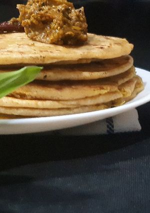 A picture of Cabbage Paratha.