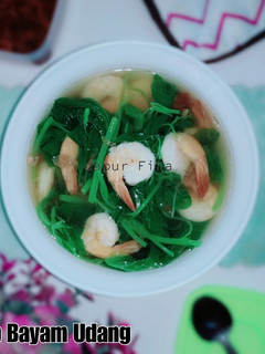 Foto resep Sop bayam udang