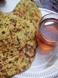 خبز بخضار وتونه على طريقتي وطعم لذيذ جدا 😋😋😋