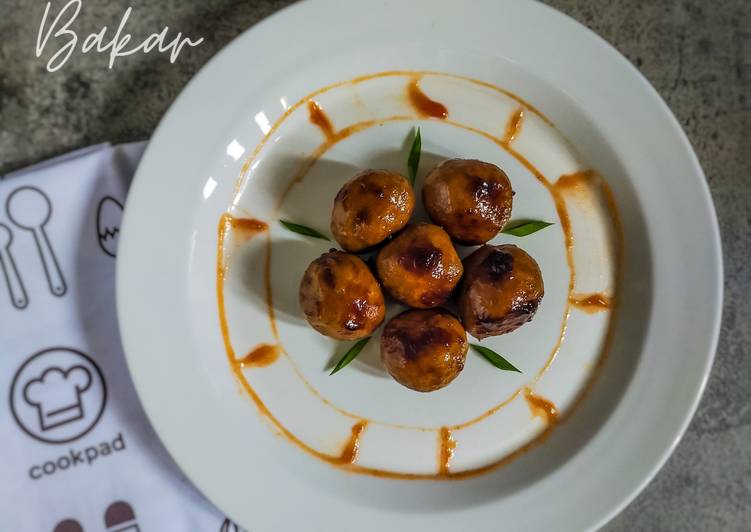 Recipe: Yummy Bakso Bakar