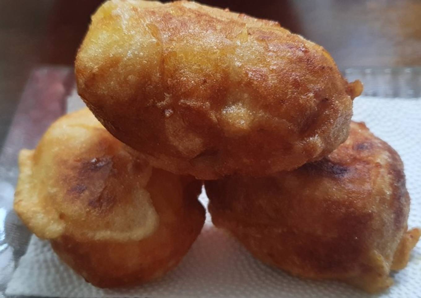 Tape goreng isi Gula merah