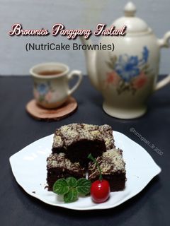 Foto resep Brownies Panggang Instant (NutriCake Brownies)