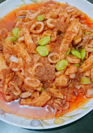 Foto resep Ceritanya mau bikin sambal cumi aja, tp akhirnya aku campur tahu