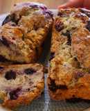 Easy! Blueberry and Walnut Quick Bread