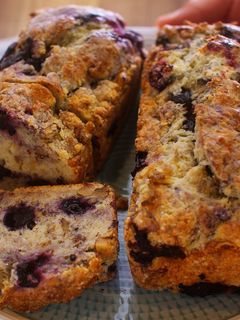 A picture of Easy! Blueberry and Walnut Quick Bread.
