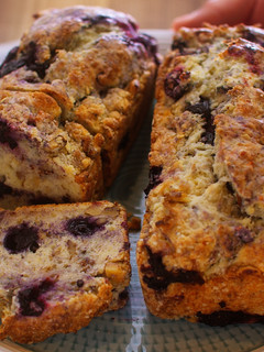 A picture of Easy! Blueberry and Walnut Quick Bread.