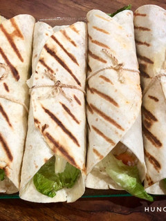 Foto resep Grilled Natural Sosis in Burito Wraps