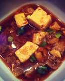 Tofu & Oyster Mushroom Soup with Shrimp