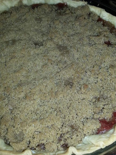 A picture of Apple Cranberry Pie.
