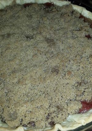 A picture of Apple Cranberry Pie.
