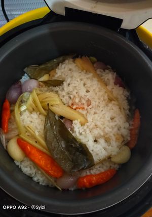 Foto resep Nasi Liwet magiccom #10