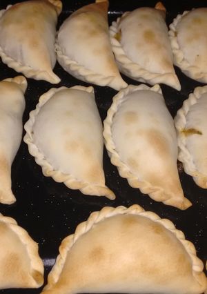 Una foto de Empanadas de soja texturizada tipo norteñas