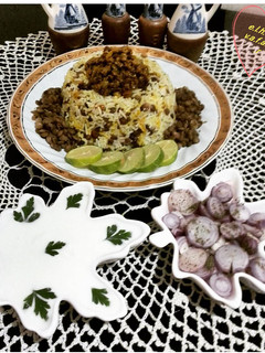 عکسی از دستور پلو عدس و کشمش الهام پز
