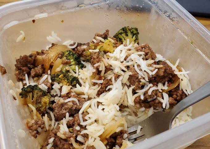 Easiest Way to Prepare Quick Beef & Broccoli (Bulking)