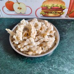 A picture of Sabudana (sago) Poteto murkha.