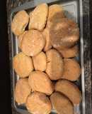 Galletas de limón y coco