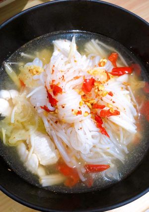รูปของ บุกต้มยำน้ำใสอกไก่หม่าล่า