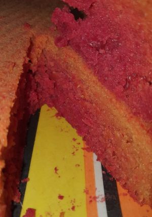 Una foto de Budín de remolacha y naranja