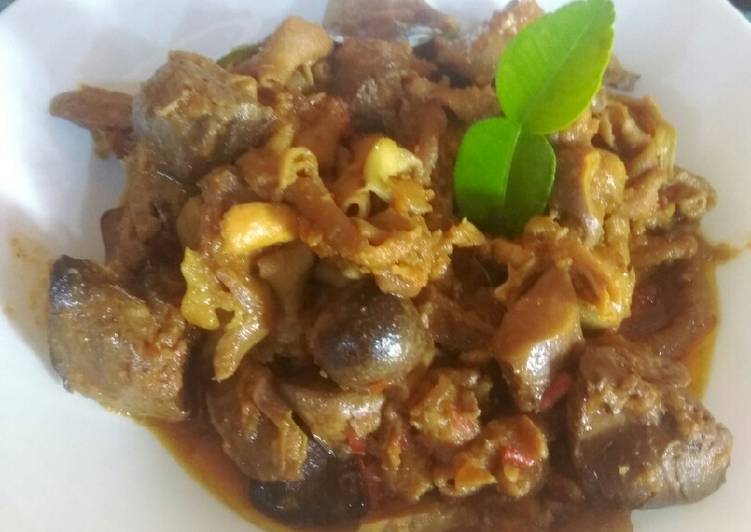 Resep Ati ampela pedas manis Anti Gagal